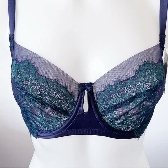 NWT Wacoal 855323 Center Stage Underwire Bra 32DD Full Coverage Lace - Picture 2 of 12